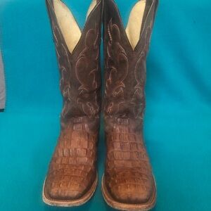 Brown Kids Cowboy Boots